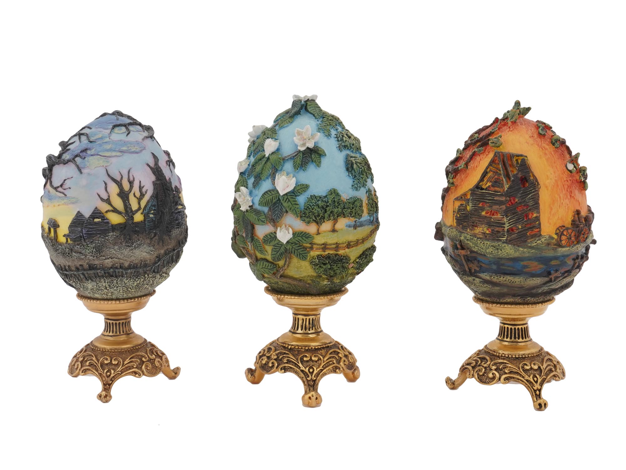FRANKLIN MINT GONE WITH THE WIND EGG SCULPTURES PIC-7